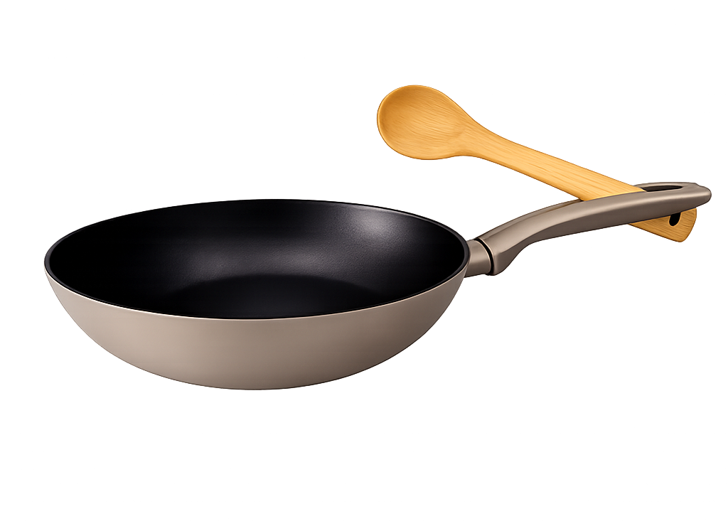 Alvea hapjespan 28 cm met glazen deksel